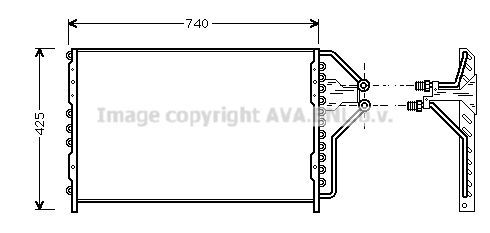 AVA QUALITY COOLING Конденсатор, кондиционер BK5012